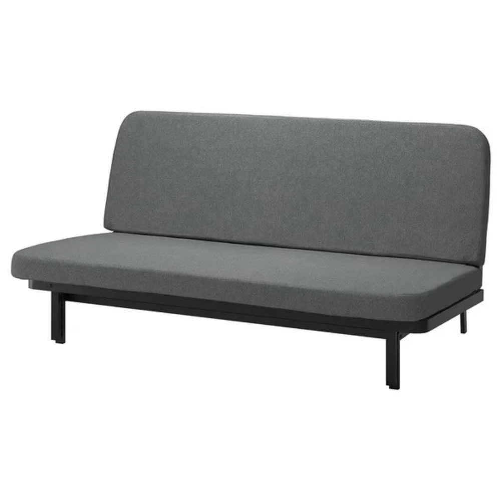 IKEA NYHAMN Cover for sleeper sofa, Skartofta black/light gray 105.466.27 New